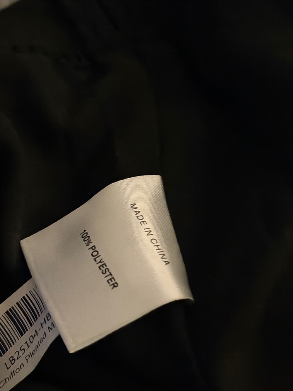 Quince Chiffon Pleated Midi Skirt Black Medium - Picture 7 of 7